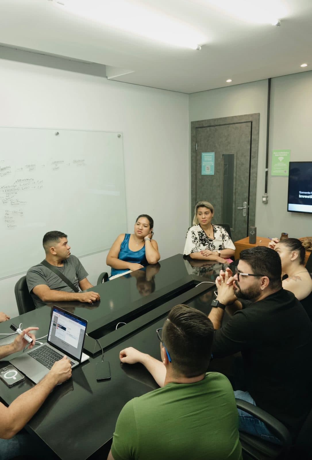 Treinamento com a equipe